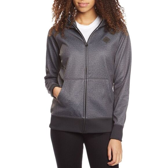 Burton Grey Dryride Hoodie Jacket - Picture 1 of 7